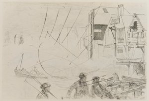 Stevens båtliv av James Abbott McNeill Whistler