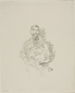 Stephane Mallarme av James Abbott McNeill Whistler