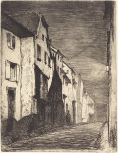 Gatan vid Saverne av James Abbott McNeill Whistler