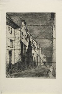 Gatan vid Saverne av James Abbott McNeill Whistler