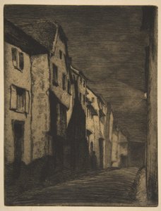 Gata i Saverne av James McNeill Whistler