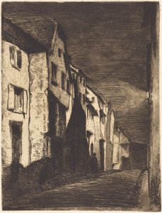 Gata i Saverne av James McNeill Whistler
