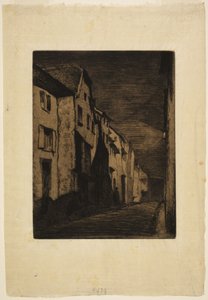 Gata i Saverne av James McNeill Whistler