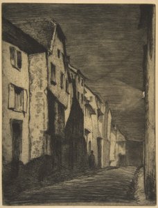 Gata i Saverne av James McNeill Whistler