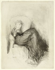 Studie: Maud Sittande av James Abbott McNeill Whistler