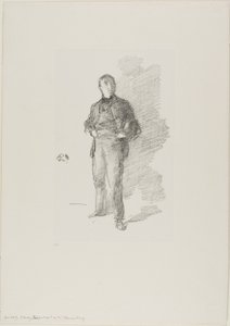 Studie nr 1: Mr. Thomas Way av James Abbott McNeill Whistler