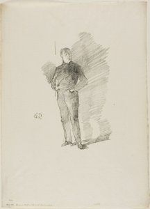 Studie nr 2: Mr. Thomas Way av James Abbott McNeill Whistler