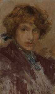 Studie av en flickas huvud och axlar av James McNeill Whistler