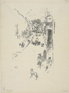 Söndag, Lyme Regis av James Abbott McNeill Whistler