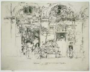 Solrosor, St Germain Market, Paris av James Abbott McNeill Whistler