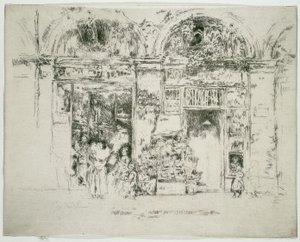 Solrosor, St Germain Market, Paris av James McNeill Whistler