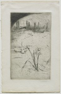 Svan och iris av James McNeill Whistler