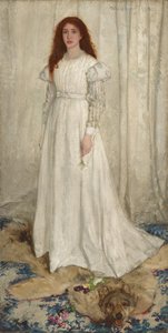 Symfoni i vitt, nr 1: The White Girl av James Abbott McNeill Whistler