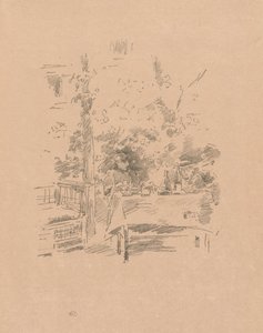 En-mot-en i trädgården av James McNeill Whistler