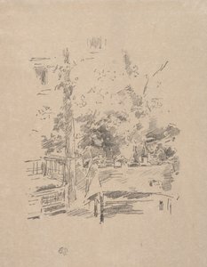 Tête-à-tête i trädgården av James McNeill Whistler