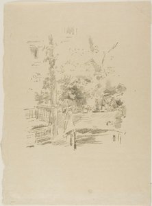 Tête-à-tête i trädgården av James McNeill Whistler