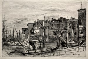 Polisen i Thames av James McNeill Whistler