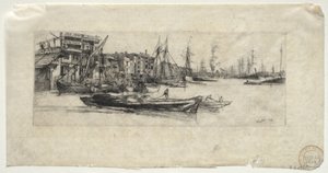 Thames-lagret av James McNeill Whistler