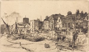 "Adam och Eva", Gamla Chelsea av James Abbott McNeill Whistler