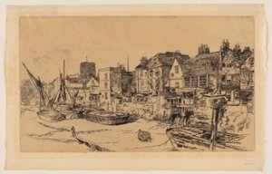 "Adam och Eva", Gamla Chelsea av James Abbott McNeill Whistler