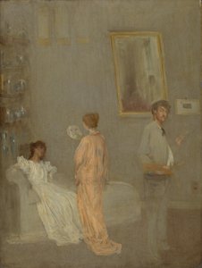 Konstnären i sin ateljé av James McNeill Whistler