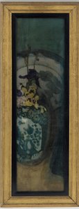 The Blue Girl (fragment): Lila och blå av James Abbott McNeill Whistler
