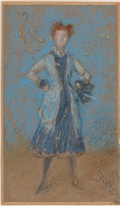 Den blå flickan av James Abbott McNeill Whistler