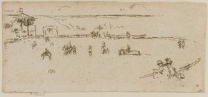 The Bucking Horse, vilda västern av James Abbott McNeill Whistler