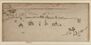 The Bucking Horse, vilda västern av James Abbott McNeill Whistler