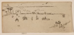 The Bucking Horse, vilda västern av James Abbott McNeill Whistler