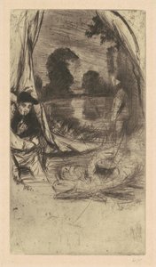 Lägret av James Abbott McNeill Whistler