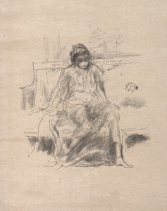 Den draperade figuren i sittande ställning av James McNeill Whistler
