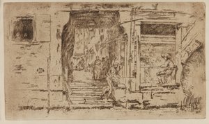 Fiskaffären, Venedig av James Abbott McNeill Whistler