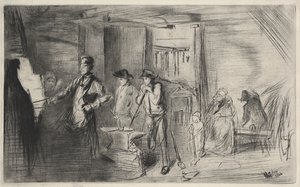 The Forge av James McNeill Whistler