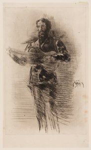 Gitarrspelaren (M.W. Ridley) av James Abbott McNeill Whistler