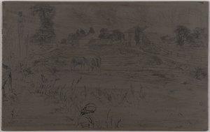 Landskapet med hästen av James Abbott McNeill Whistler