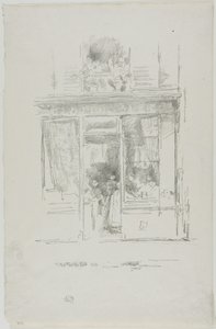 The Laundress: "The Laundress of Place Dauphine" av James Abbott McNeill Whistler