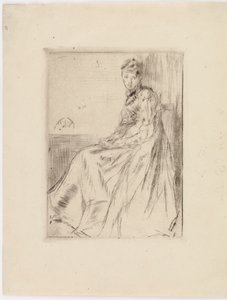 Brevet (Maud, sittande) av James Abbott McNeill Whistler