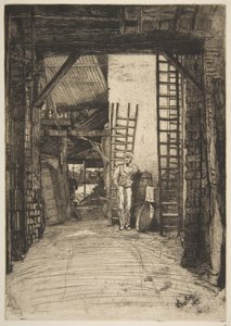 Kalkbrännaren (W. Jones, kalkbrännare, Thames Street) av James McNeill Whistler