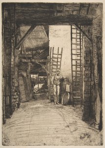 Kalkbrännaren (W. Jones, kalkbrännare, Thames Street) av James McNeill Whistler