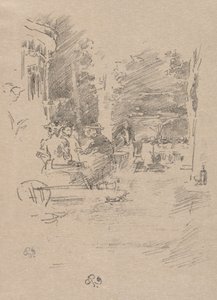 The Little Café au Bois av James McNeill Whistler