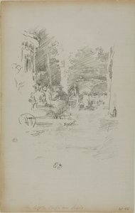 Lilla Café au Bois av James Abbott McNeill Whistler