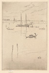 Den lilla lagunen, ur den första Venedigserien (Venedig, en serie med tolv etsningar)