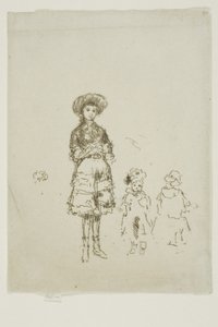 Den lilla sjuksköterskan, Greys Inn av James Abbott McNeill Whistler