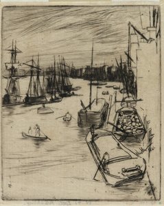 Den lilla Rotherhithe av James Abbott McNeill Whistler