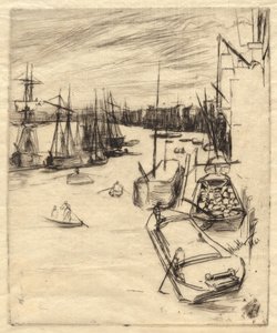 Den lilla Rotherhithe av James Abbott McNeill Whistler
