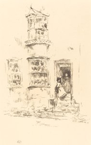 De små stegen, Lyme Regis av James Abbott McNeill Whistler