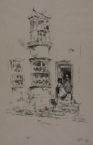 De små stegen, Lyme Regis av James Abbott McNeill Whistler