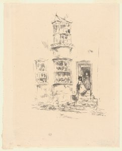De små stegen, Lyme Regis av James Abbott McNeill Whistler
