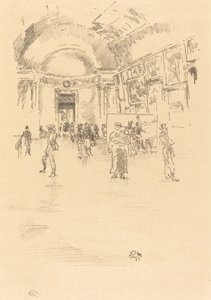 The Long Gallery, Louvren av James Abbott McNeill Whistler